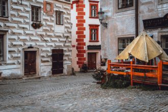 Medieval Bohemian Village in Winter: Unesco World Heritage Site in Czech Republic