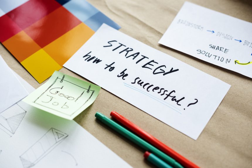 Startup Business Strategy How to Be Successful Writing on Paper